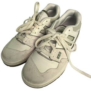 green white & cream new balance 550s